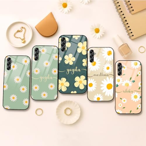 Image of COLORflow Back Cover Compatible with Samsung Galaxy A14 5G / 4G | Daisy Bloom Customized | Shockproof TPU Bumper with Camera Protection Back Cover Compatible with Samsung Galaxy A14 5G / 4G