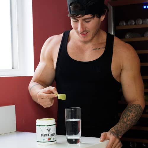Vedge Nutrition Organic Greens | Vegan Plant-Based Greens Superfoods Powder | Energy, Antioxidants & Recovery | Full Spectrum Greens For Athletes | Mixed Berry, 30 Servings #TOP6