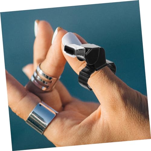 2 silbatos deportivos con anillo para árbitros miniatura 3