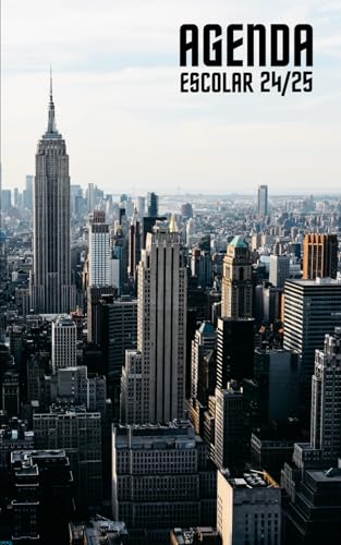 Agenda escolar 2024-2025 New york: Planificador diario 2 dia por pagina | para ni&ntilde;as y ni&ntilde;os |...