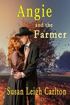 Paperback Angie and the Farmer: A Historic Western Time Travel Romance (Back in Time) Book