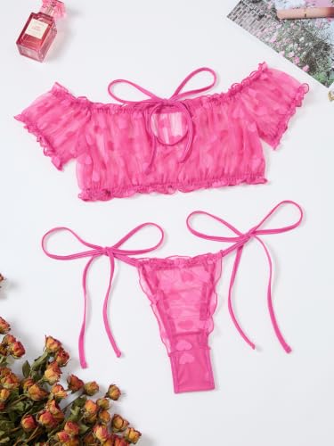 Image of Lilosy Sexy Lingerie Set 2 Piece Women Bra and Panty