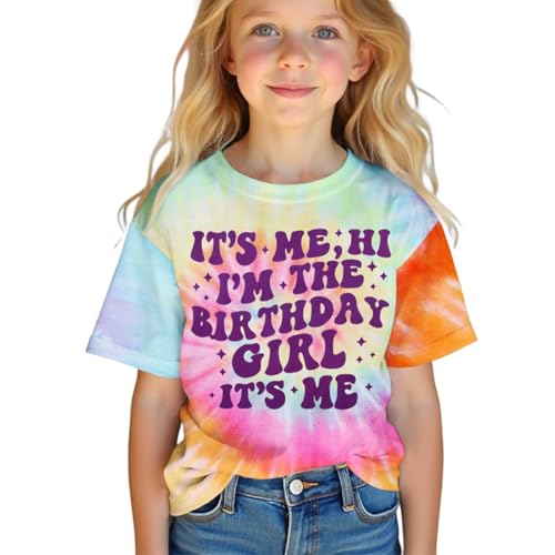 T-shirt tie-dye anniversaire fille 6-12 ans : la solution pour une tenue festive confortable