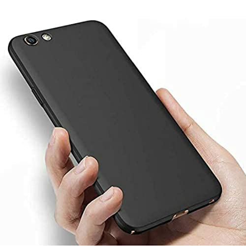 Image of Mobile Back Cover Case for Oppo A57 (Silicone Case|CameraProtection|Black SC1510)