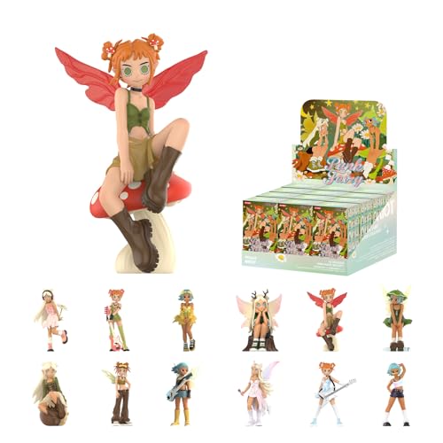 POP MART Peach Riot Punk Fairy Series Figures, 12PCs Peach Riot Blind Box Figures, Random Design Action Figures Collectible Toys Home Decorations, Holiday Birthday Gifts for Girls and Boys, Whole Set by POP MART - Used condition - US$239.29