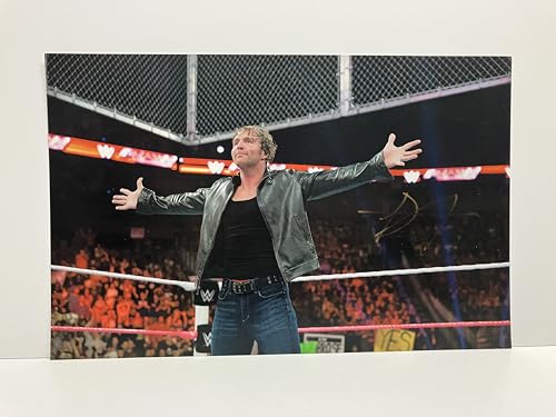 DEAN AMBROSE Wrestling WWE 11 x 17 Hand Signed Autographed Photo with Certificate of Authenticity from Wizard World