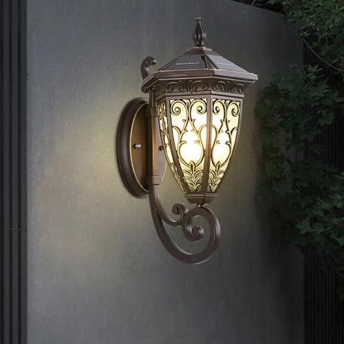 Lanterne murale à télécommande et luminaire extérieur étanche pour porche - 3