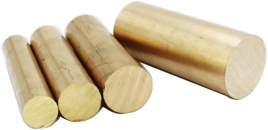 Solid Brass Round Bar Rods Lengh 500mm, for DIY Electronics Material Wire Tube Modelmaking Rods(8mm)