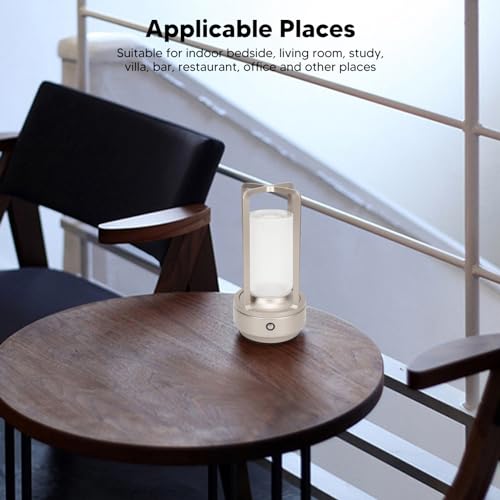 Lámpara de mesa inalámbrica para eliminar cables y regular la luz 5