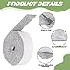 Filzband Selbstklebend - 10m x 5cm Filz Selbstklebend Möbelgleite, a Klebefilz Filzklebeband Filzgleiter Rolle für Stühle, Möbel, Bodenschutz, Schneiden Sie Jede Form (Grau)