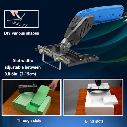 Air Cooled, Electric Hot Knife - Foam Cutting Tool with Blades & Accessories Use Foam Cutter for Engraving and DIY Handmade