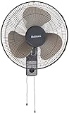 HOLMES Oscillating Wall-Mountable Fan, 16 Inch (HMF1611A-UM),Black