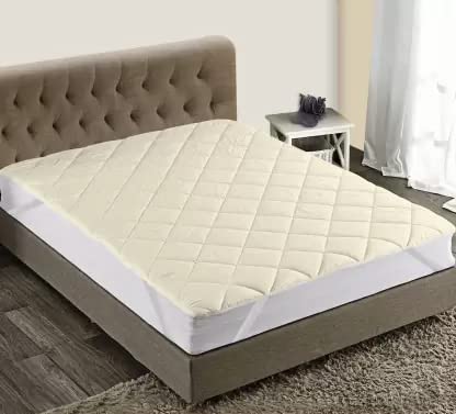 Cultiver Cotton Feel Three Layered Ultra Soft Waterproof Mattress Protector King Size| Breathable - Hypoallergenic Mattresses Cover King Size (72x78 inch | 6x6.50 feet, Beige) (B0B9H7R2ZL) Amazon Price History, Amazon Price Tracker