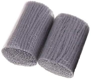Vintage Rug Yarn Precut Wool Yarn Crochet Yarn Acrylic Yarn Woolen Yarn fit for Knotted Carpet DIY Handicraft (Dark Gray)