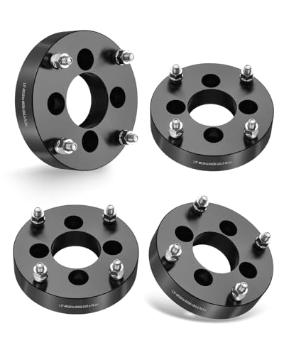 EVIL ENERGY 4x110 to 4x156 Wheel Adapters Compatible with EZGO EZ GO Golf Cart Club Car ATV 1.5 Inch Lug Centric 4 pcs Wheel Spacers with 74.1 Hub Bore M12x1.5 Stud Not Hubcentric Black