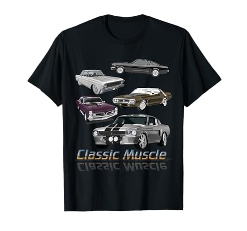 Classic American Muscle Cars Vintage Gift T-Shirt T-Shirt