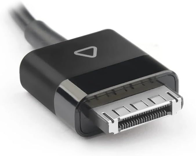 ക്ലോസ് അപ്പ് view of the specialized multi-pin connector of the LITEON PA-1300-04 AC Adapter