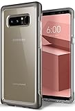 Caseology Skyfall for Samsung Galaxy Note 8 Case (2017) - Clear Back & Slim Fit - Warm Gray