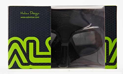 SALVIMAR Noah, Maschera Unisex Adulto, Nera