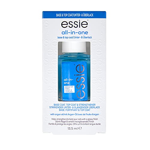 essie All-In-One Base Coat + Top Coat + Strengthener Nail Polish, 0.46 Ounces (Packaging May Vary)