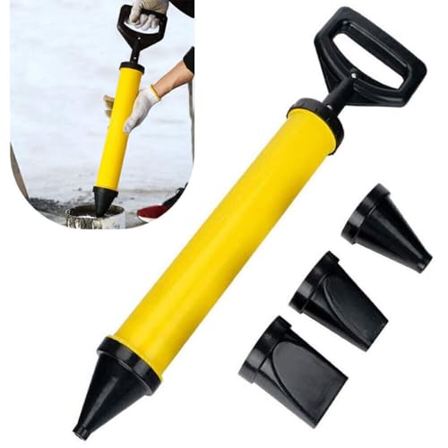 Cement Caulking Gun Set Professional Mortar Grouting Pump with 4 Nozzle Multifunction Caulking Tool for Cement Lime