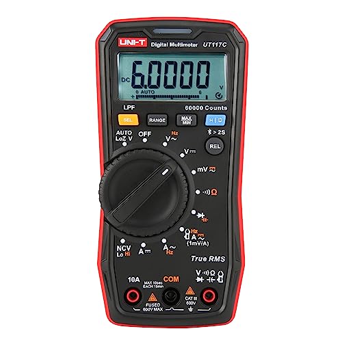 Image of UT117C High-Precision True RMS Digital Multimeter with AC /DC 600V Voltage, Capacitance,Resistance,Frequency Measurement