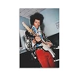 The JI.MI Hendrix Experience Electric Ladyland Canvas Poster Wall Decorative Art Painting Living Room Bedroom Decoration Gift Unframe-style12x18inch(30x45cm)