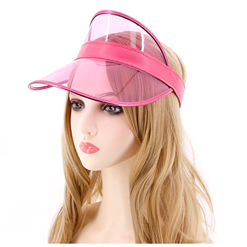 Image of Surkat Plastics Clear Sun Visors UV Protection Hat Cap Headwear Sunhat for Golf Tennis Beach Cycle
