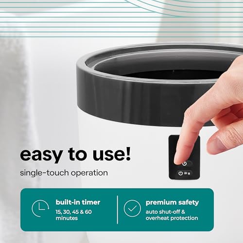 SereneLife Towel Warmer Bucket – Countertop Mini Towel & Blanket Heater with Timer, Auto Shut-Off, Customized Fragrances, Fits Robes, Blankets & PJS by SereneLife - Image 5