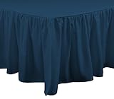 Brielle Home 807000214174 Brielle Stream Bed Skirt, King, Teal