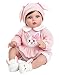 Aori Reborn Baby Doll Lifelike Weighted Girl Doll 22 Inch with Bunny Set Safety for Age 3