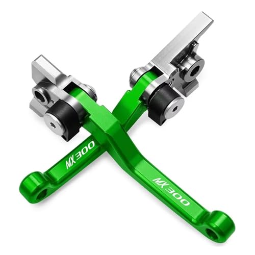 Leviers frein d'embrayage CNC Verts pour Sorties Moto TMMX300