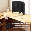 HOMCOM Studio Microphone Isolation Shield, Foldable Adjustable Recording Studio Equipment, 3-Panel High Density Absorbent Foam Shield with 3/8" Threaded Mount, Black #3