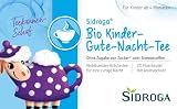 Sidroga Bio Kinder-Gute-Nacht-Tee: Kräutertee mit Melisse, Passionsblume und Lavendel für Kinder ab 4 Monaten, 20 Filterbeutel à 1,5 g