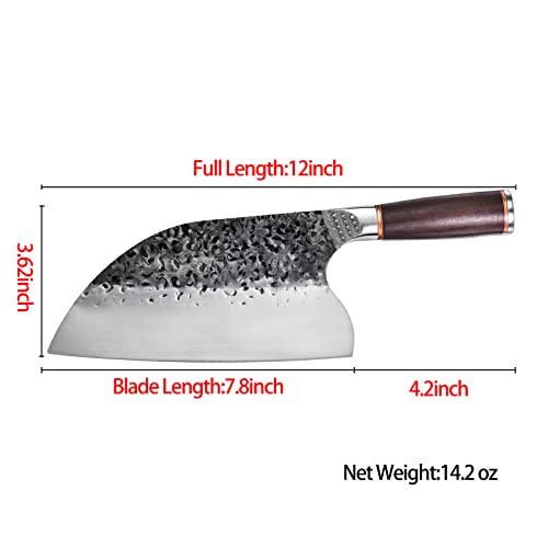 Kinesisk kockkniv & Santoku-kniv med läderslida - Kvalitet i köket
