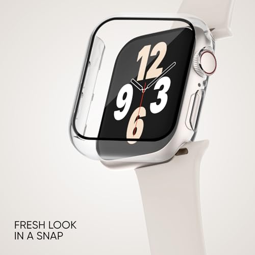 Image of Adorique 3-in-1 Compatible for Apple Watch Band 40mm 41mm 42mm 44mm 45mm 46mm, Soft Silicone Sport Strap for iWatch Series SE 10 9 8 7 6 5 4 3