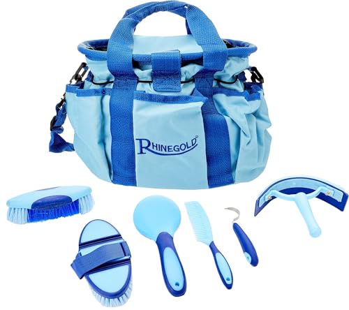 Rhinegold Grooming Bag with Kit - Blue