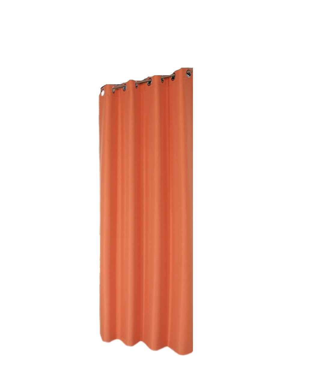 TANGSIYANG Outdoor Curtains 1PC, Waterproof Outdoor Curtains Weatherproof Grommet Top Curtain, Outside For Porch, Patio,Pergola, Cabana(Orange,GROMMET TOP_W137 X H213)