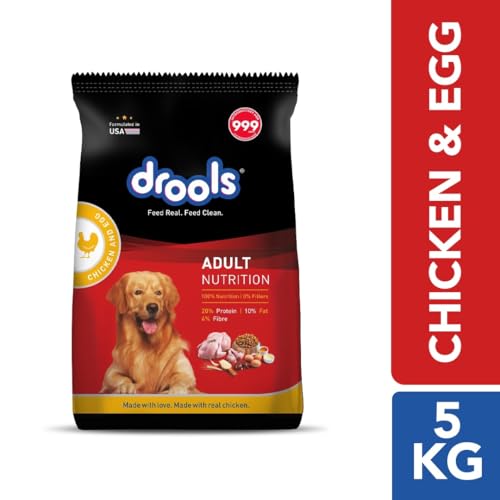 Image of Drools Chicken and Egg Adult Dry Dog Food 5Kg