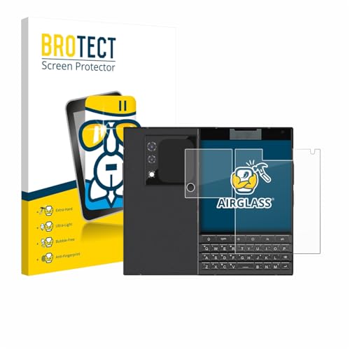 BROTECT Protector Pantalla Cristal para Unihertz Titan 2 (Frontal+Cámara) Protector Vidrio - [Dureza 9H, Anti-Arañazos]