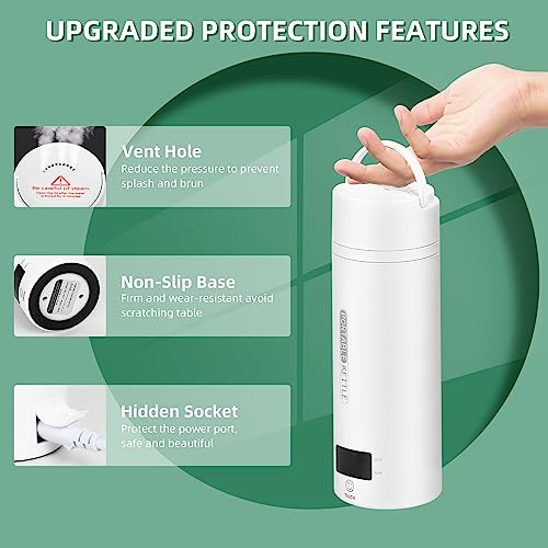Qragjbm SY-618 Travel Electric Kettle Portable Small Mini Tea Coffee Kettle Water Boiler thumb #5