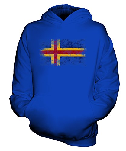 Sweat enfant Åland drapeau délavé pour un confort thermique doux