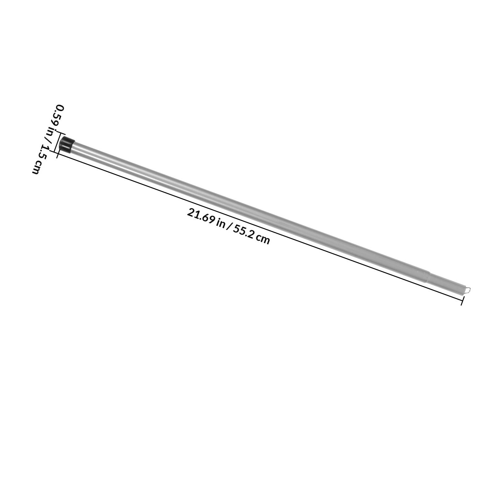 Amosfun Kit de 8 Postes de Soporte de Hierro para Tienda de Campaña Varillas Ajustables de 2 Metros, Resistentes y Estables para Camping y Montañismo