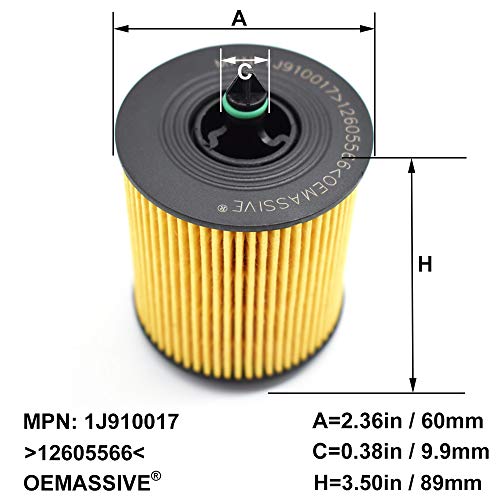 Filtro de aceite de motor 12605566 para una lubricación limpia y eficiente 2