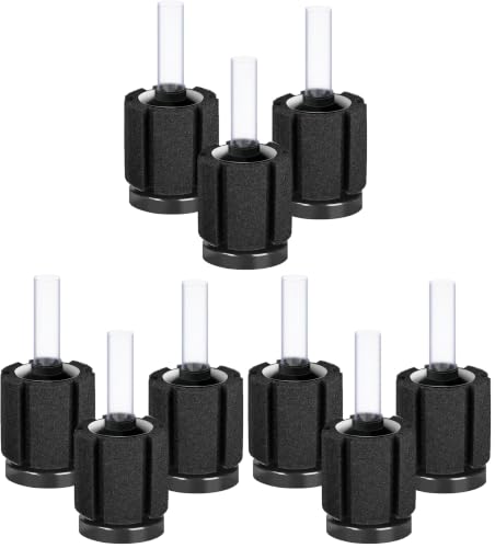 Image of AQUANEAT 9 Pack Aquarium Bio Sponge Filter Breeding Fry Betta Shrimp Nano Fish Tank (Small up to 10Gal)