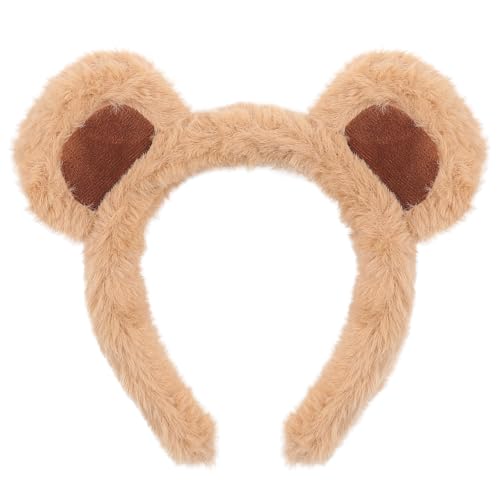 SeBneny Brown Bear Ears Headband