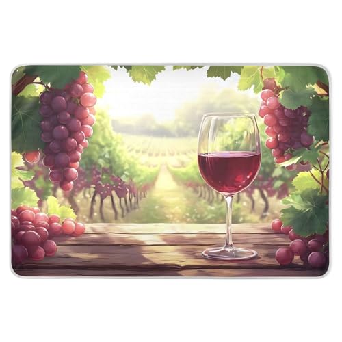 Takiito Grapevines in Wood Bed Pad Reusable Bed Underpad Washable Waterproof Leak-Proof Quick Dry Incontinence Pee Pad for Toddlers Kids Adults Pets 34x52 in