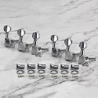 FLFL Chevilles Cordes Guitare 6pcs Tuners De Guitare Électrique Têtes De La Machine Chrome 6R Tuning Tuning Clés pour… - Les Beatles, Paul McCartney, John Lennon, RIngo Starr, George Harrison FLFL Chevilles Cordes Guitare 6pcs Tuners De Guitare Électrique Têtes De La Machine Chrome 6R Tuning Tuning Clés pour… – Image 3
