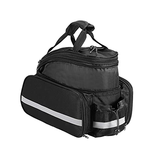 Sacoche arrière pour porte-bagages de vélo 25L noire idéale pour le vélotaf urbain
