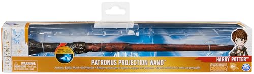 Wizarding World Harry Potter - Leuchtzauberstab von Harry Potter mit Patronus-Projektion, ca. 33 cm , Spielzeug für Kinder ab 6 Jahren, Fanartikel